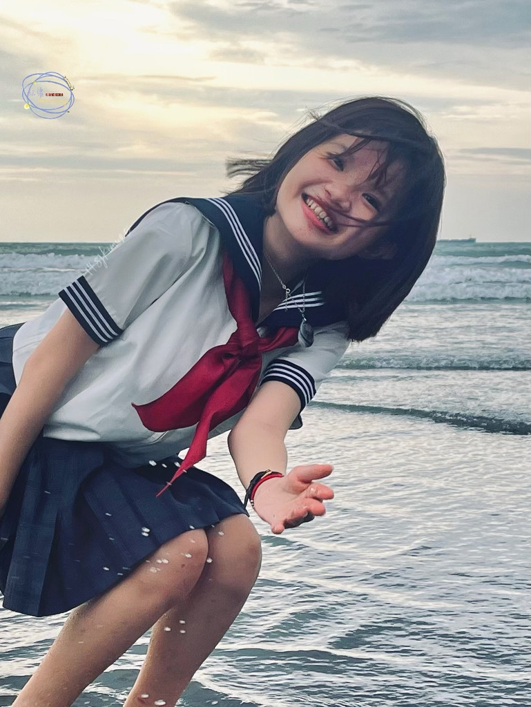 夏季海邊水手服